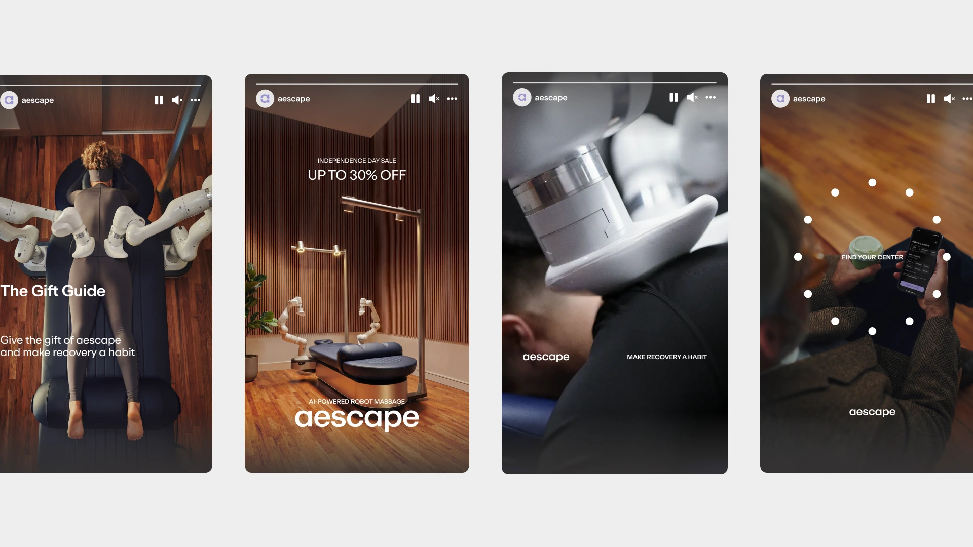 Aescape social story ads