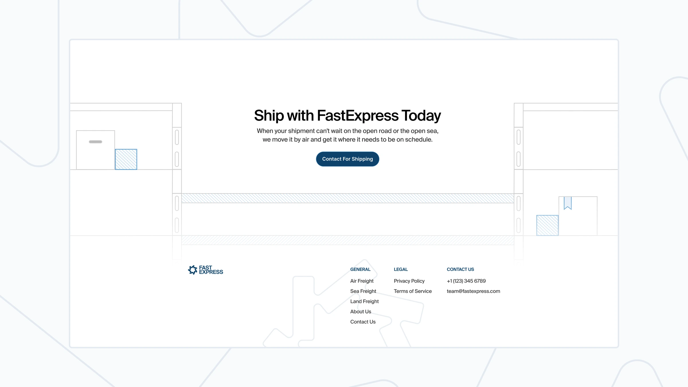 FastExpress shipping call to action