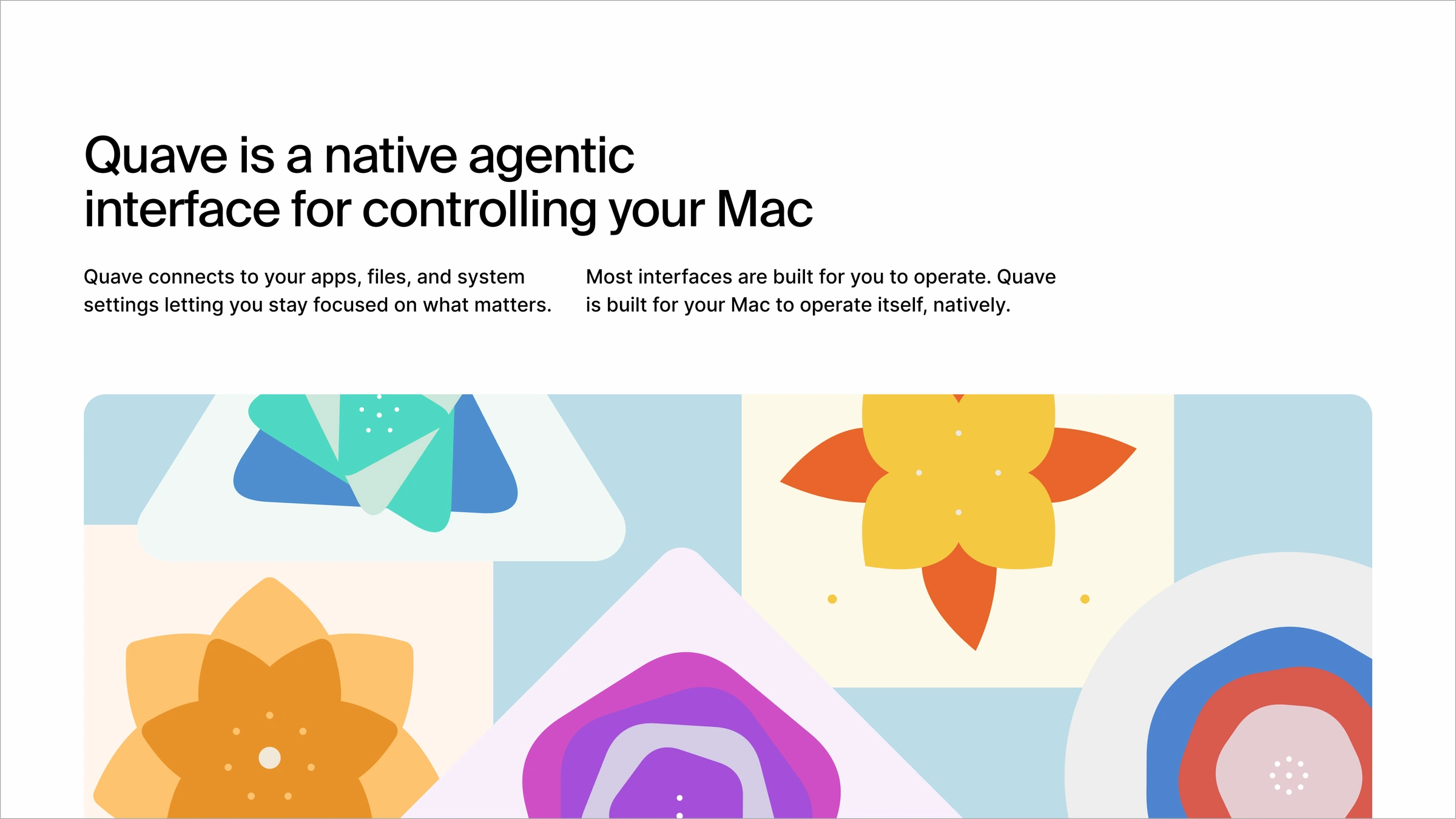 Quave native agentic interface for Mac